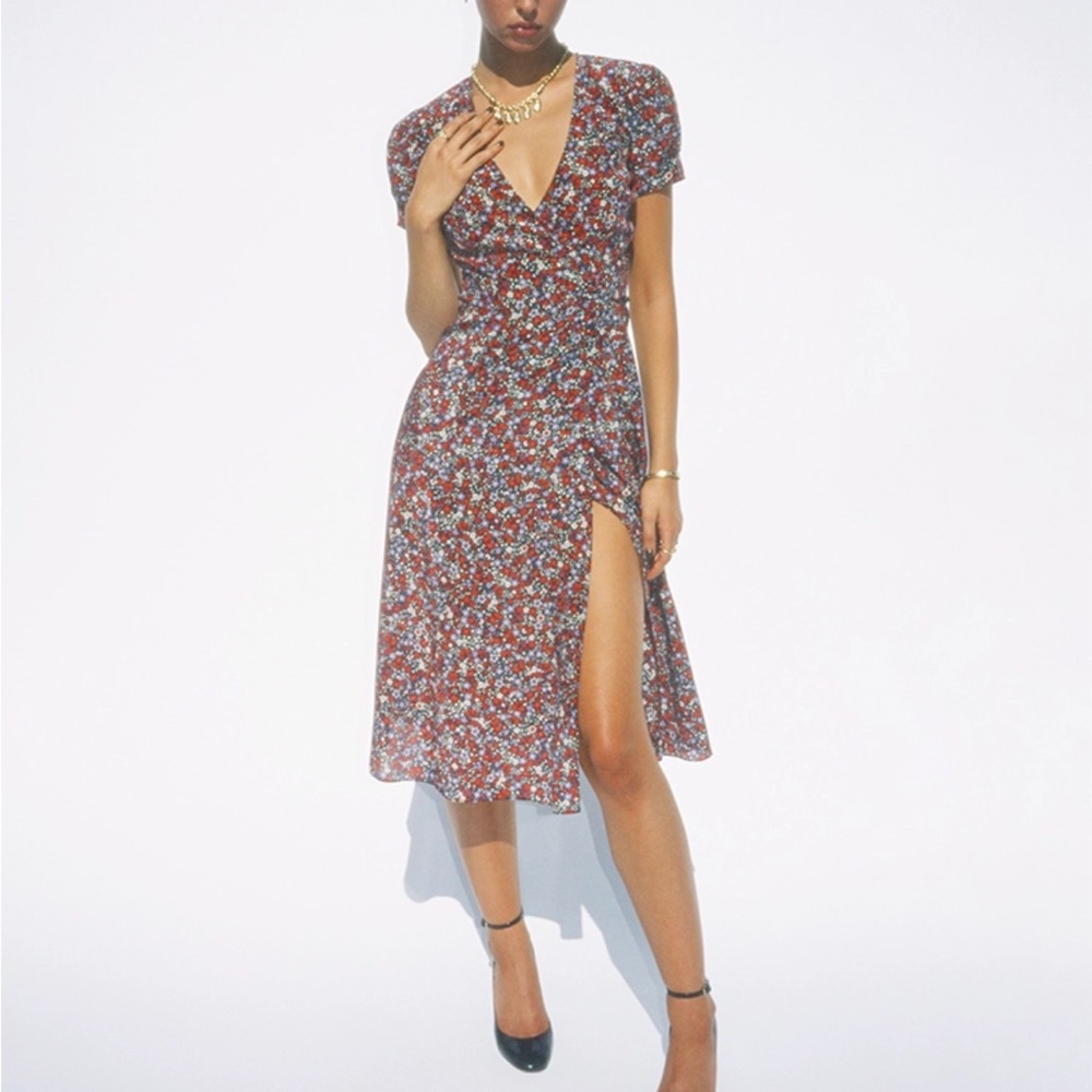 Réalisation Par - The Teale Dress in Wildflower